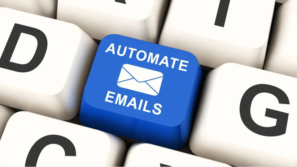 An automated email button representing a testimonial follow-up sequence